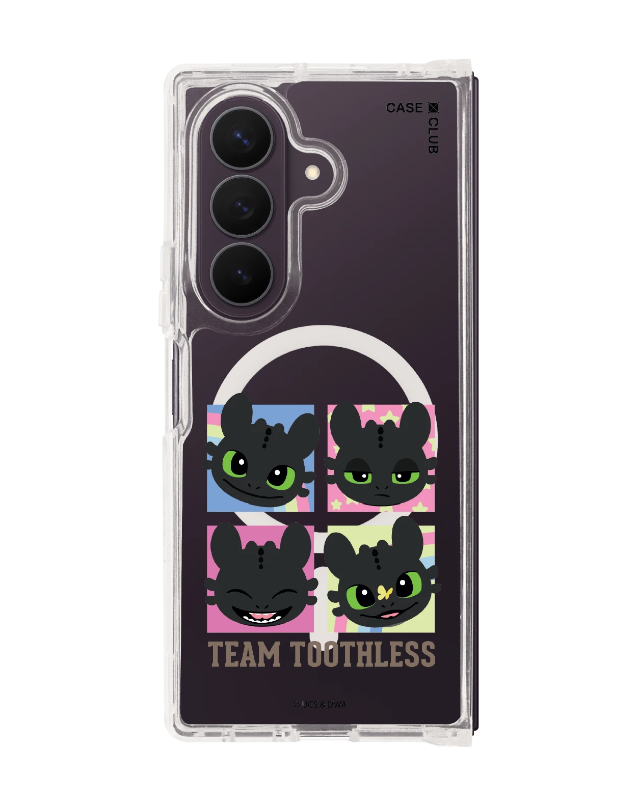 เคสใส samsung galaxy z fold 8 ultra magsafe httyd ทีมเขี้ยวกุด
