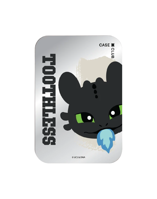 magnetic mirror cardholder stand httyd toothless fire mood