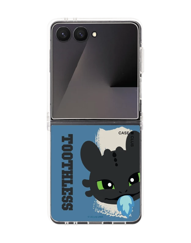 samsung galaxy z flip 7 clear magsafe httyd toothless fire mood