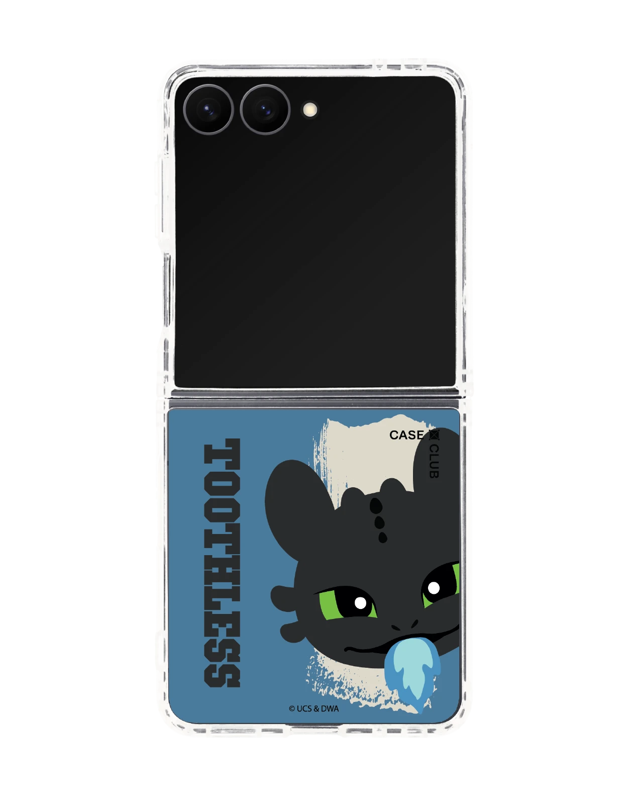 samsung galaxy z flip 8 clear magsafe httyd toothless fire mood