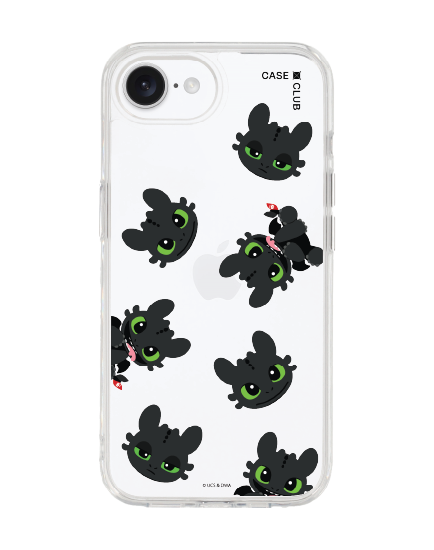 iphone 16e clear case httyd toothless mood