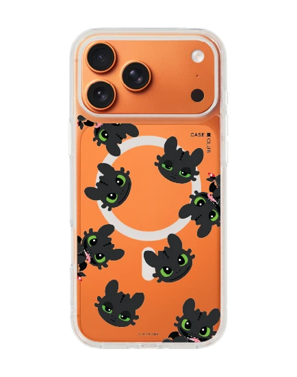 iphone 17 pro max clear magsafe httyd toothless mood