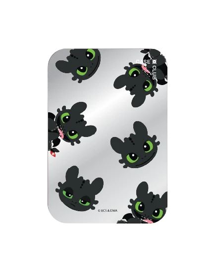 magnetic mirror cardholder stand httyd toothless mood