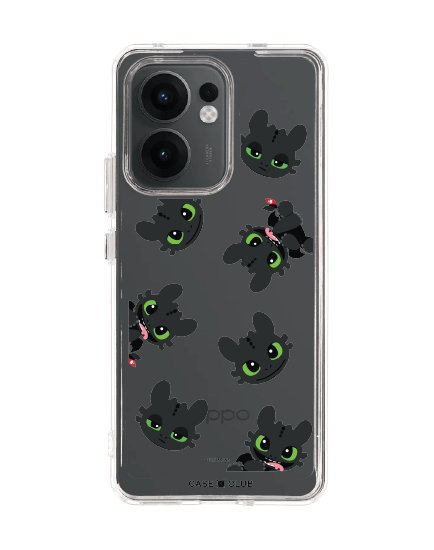 เคสใส oppo reno 13f httyd toothless mood