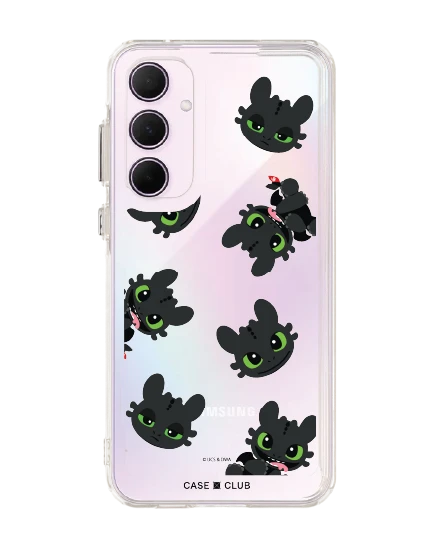 เคสใส samsung a55 กระจกลายเขี้ยวกุด