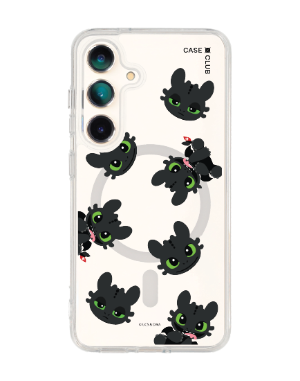 samsung galaxy s25 clear magsafe httyd toothless mood