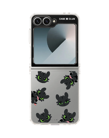 เคสใส samsung galaxy z flip 6 httyd toothless mood