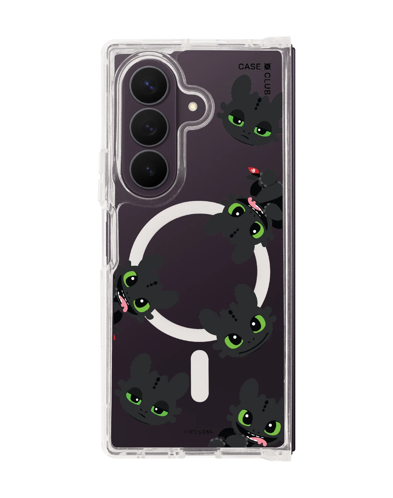 เคสใส samsung galaxy z fold 8 ultra magsafe กระจกลายเขี้ยวกุด
