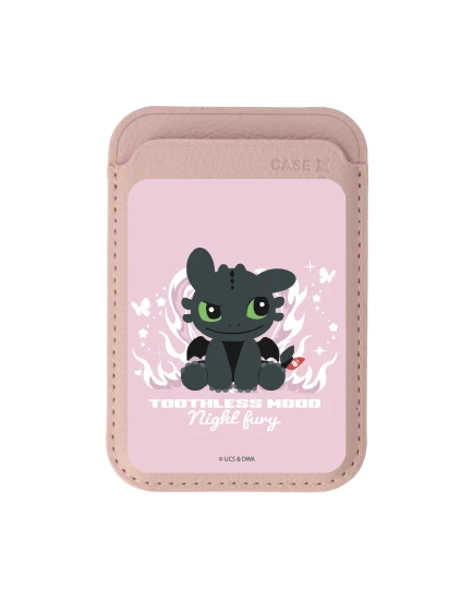 baby pink wallet magsafe httyd toothless night fury