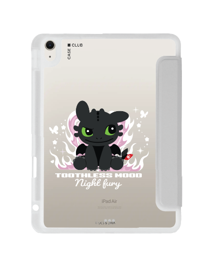 ipad air4/5/6/7 11" 2025 (m2/m3) clear grey httyd toothless night fury