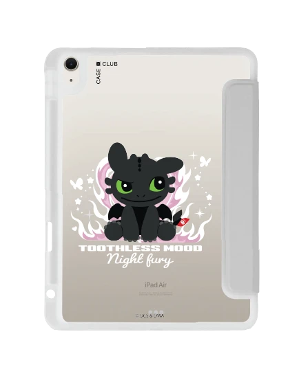ipad air4/5/6/7 11" 2025 (m2/m3) clear grey httyd toothless night fury