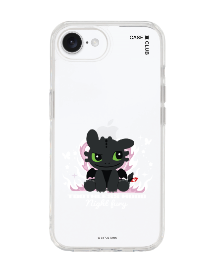 iphone 16e clear case httyd toothless night fury