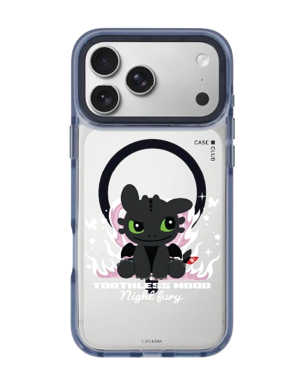 เคสใส iphone 17 pro max magsafe สีฟ้า เขี้ยวกุด ราตรีพิโรธ