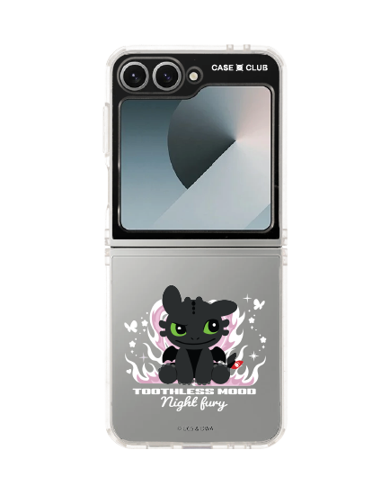 เคสใส samsung galaxy z flip 6 httyd toothless night fury