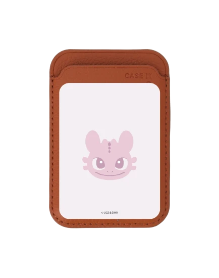 brown wallet magsafe httyd toothless pink pattern