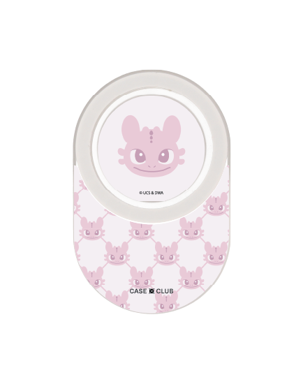clear popgrip httyd toothless pink pattern