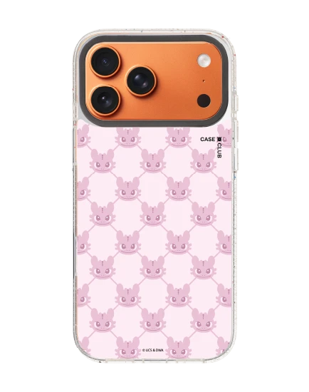 iphone 17 pro max clear mirror magsafe httyd toothless pink pattern