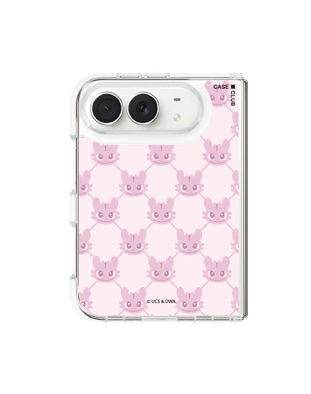 เคสใส iphone duo magsafe เขี้ยวกุดชมพูพาสเทล