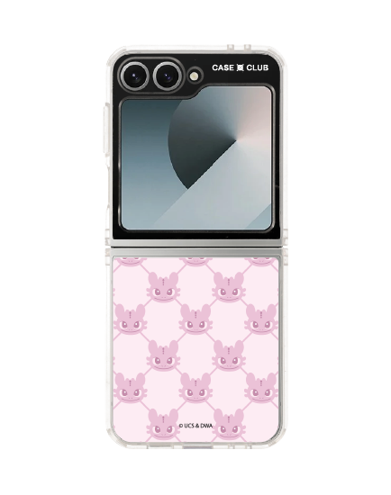 เคสใส samsung galaxy z flip 6 httyd toothless pink pattern