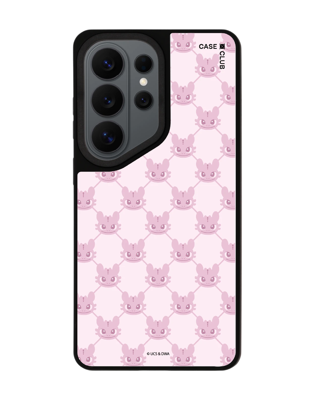 เคสกระจก samsung s26 ultra matte magsafe เขี้ยวกุดชมพูพาสเทลแสนหวาน