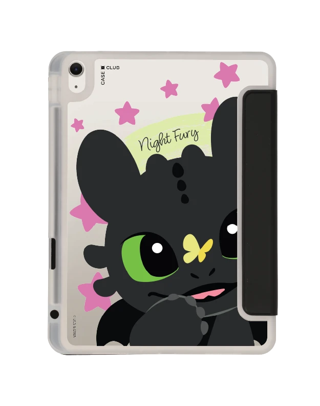 ipad air4/5/6/7 11" 2025 (m2/m3) clear black httyd toothless sweet star