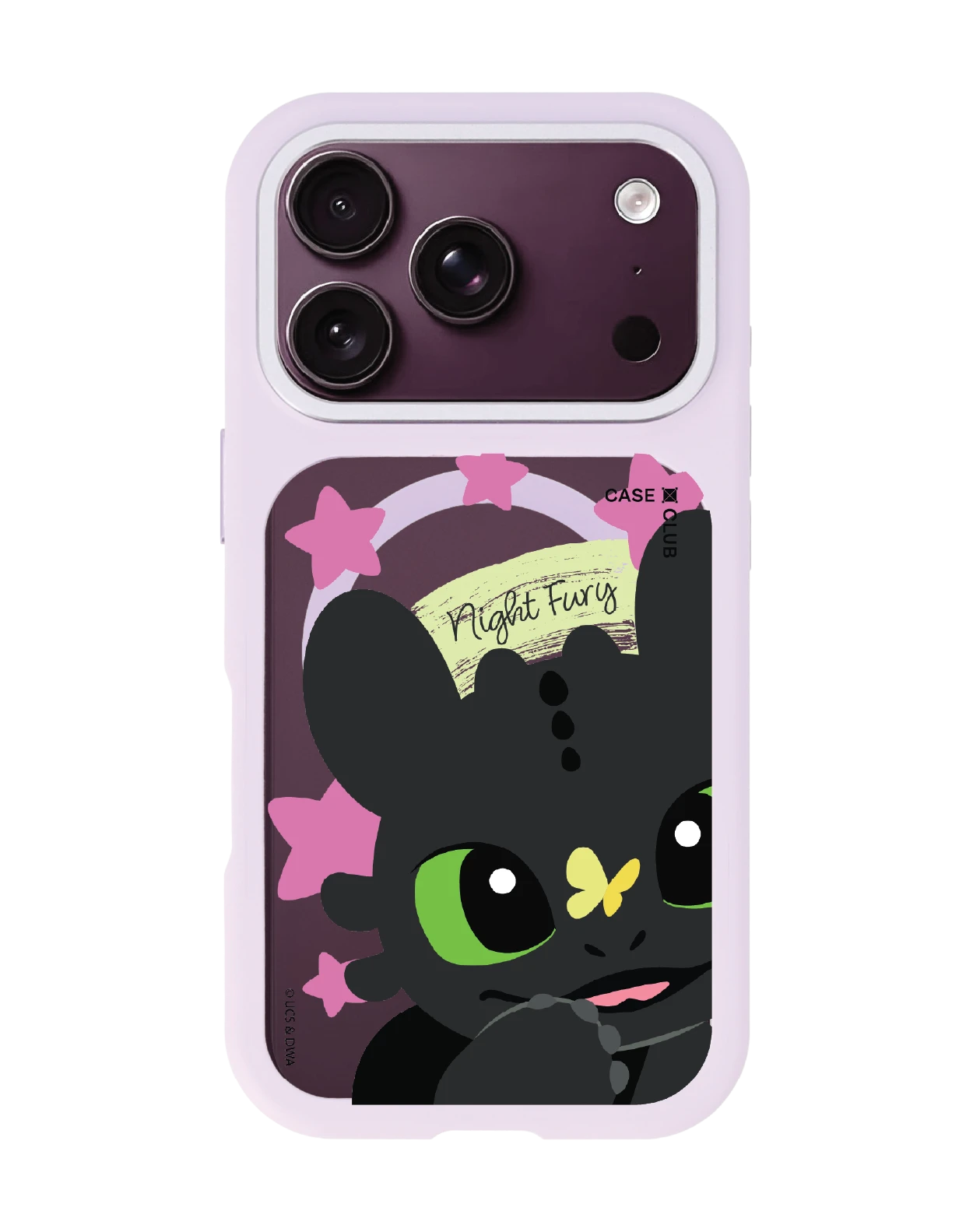 เคสเปลี่ยนฝาหลัง iphone 18 pro magsafe สีม่วง httyd เบบี้เขี้ยวกุด