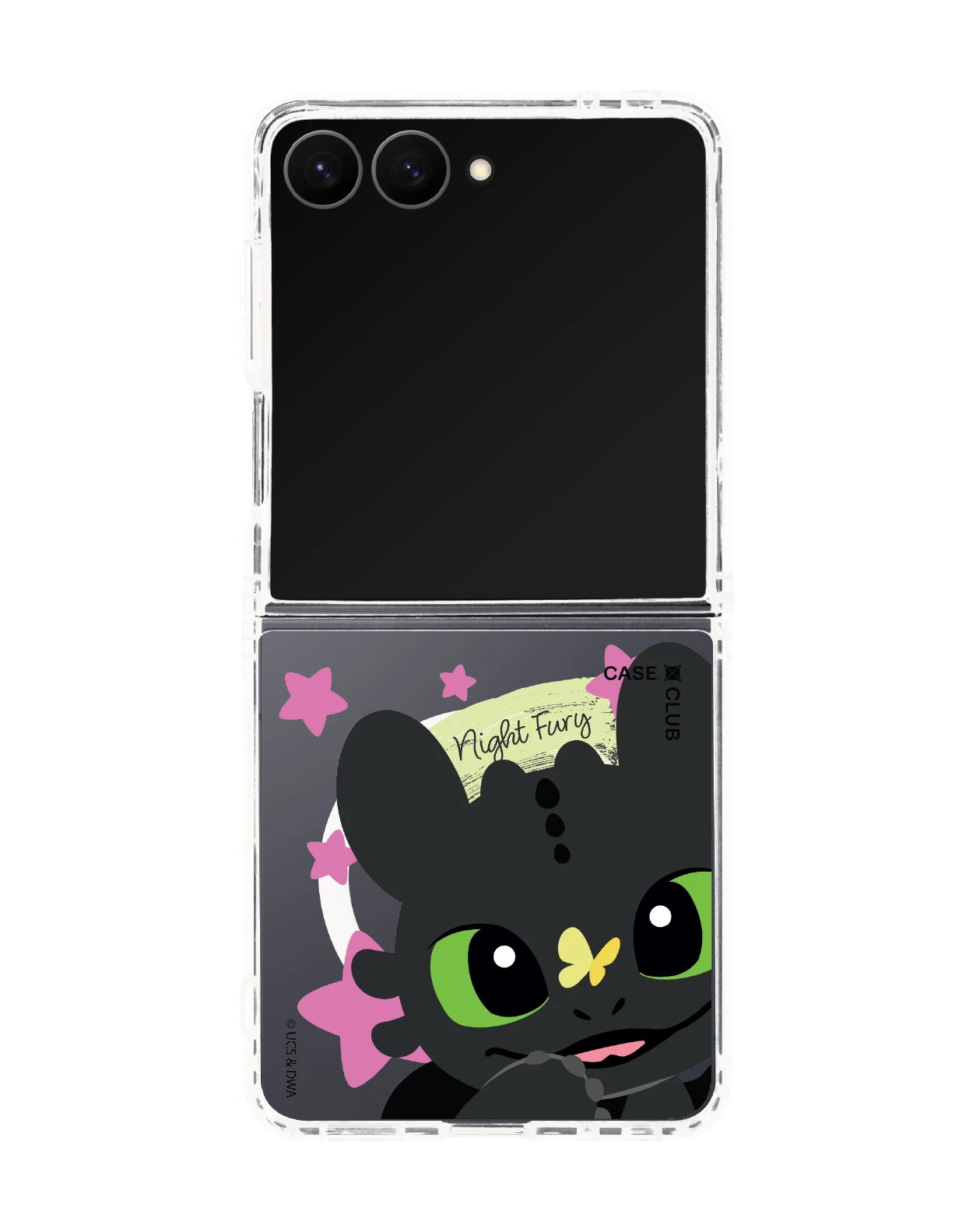 samsung galaxy z flip 8 clear magsafe httyd toothless sweet star