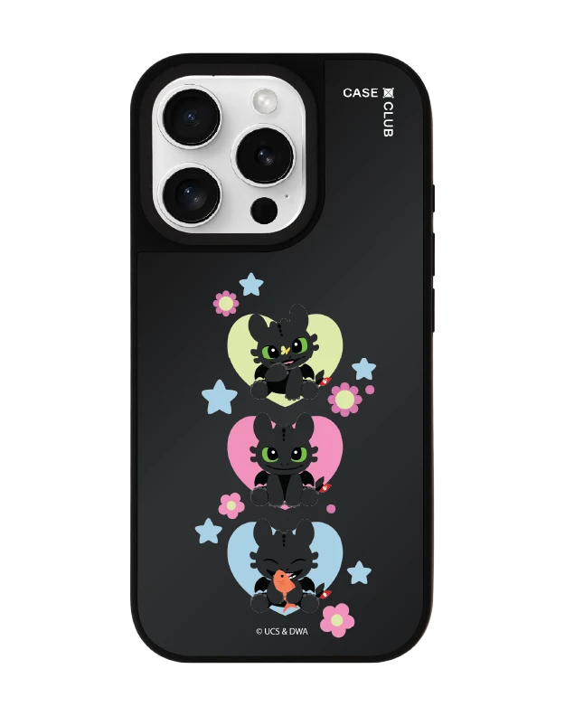 เคสกระจก iphone 16 pro matte magsafe httyd เขี้ยวกุดเรียงสาม