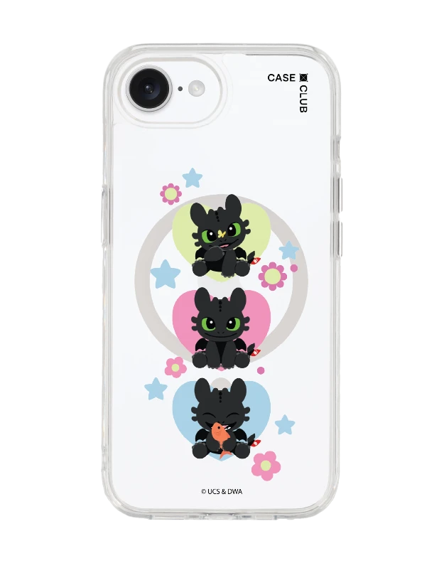 เคสใส iphone 16e/17e magsafe httyd เขี้ยวกุดเรียงสาม