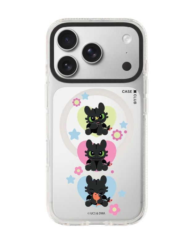 เคสใส iphone 17 pro clear case magsafe shield httyd เขี้ยวกุดเรียงสาม