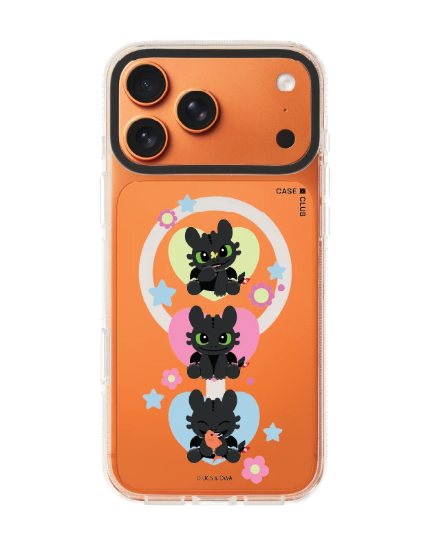 iphone 17 pro max clear case magsafe shield httyd toothless trio