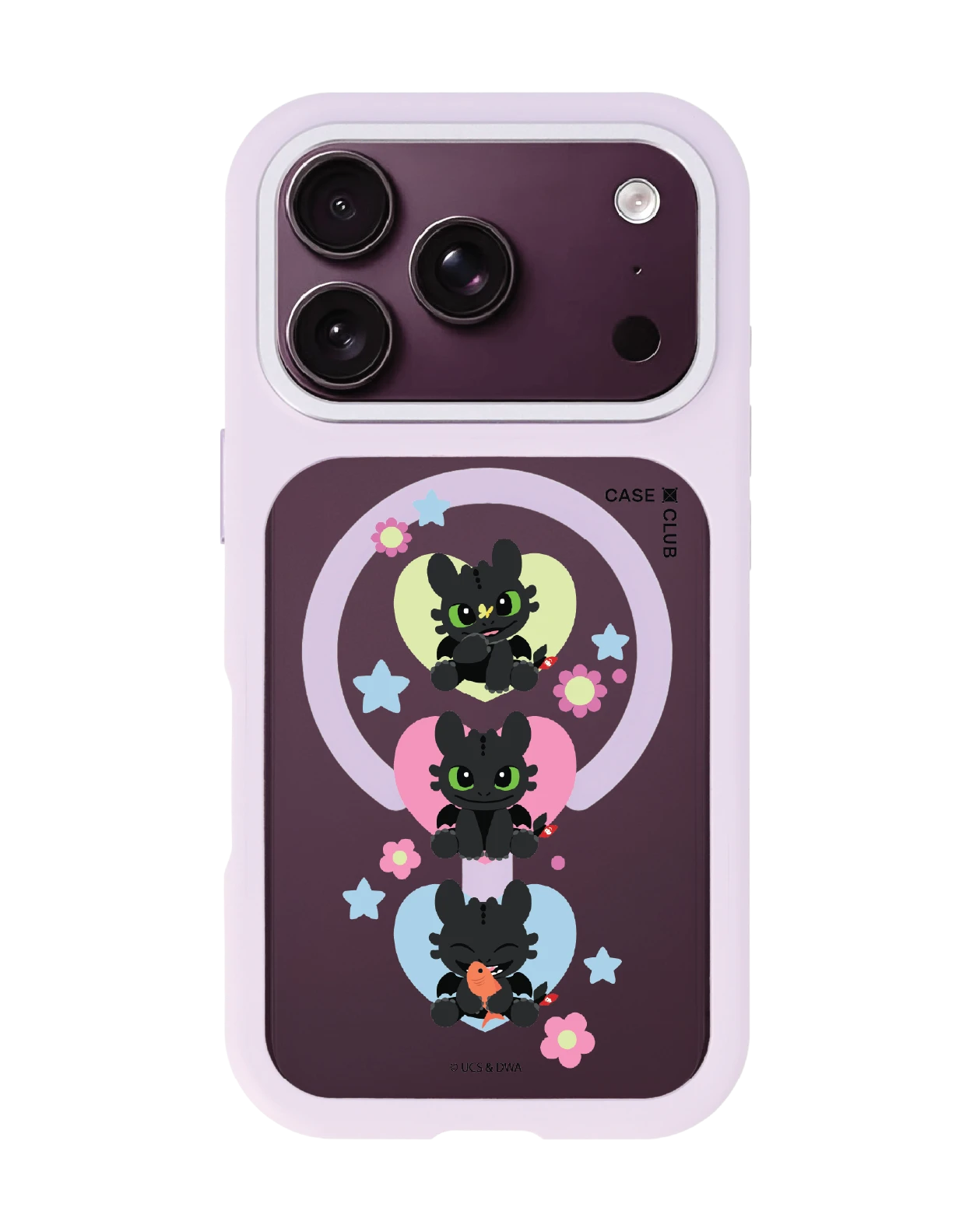 เคสเปลี่ยนฝาหลัง iphone 18 pro magsafe สีม่วง httyd เขี้ยวกุดเรียงสาม