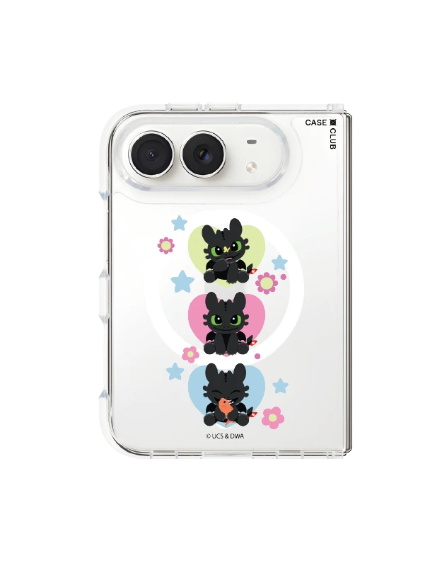 iphone duo clear magsafe httyd toothless trio