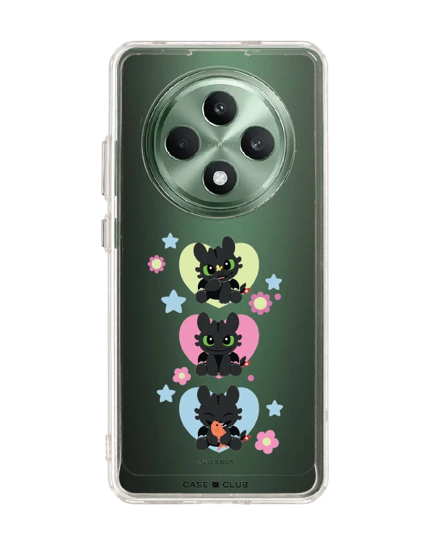 เคสใส oppo reno 12f httyd เขี้ยวกุดเรียงสาม
