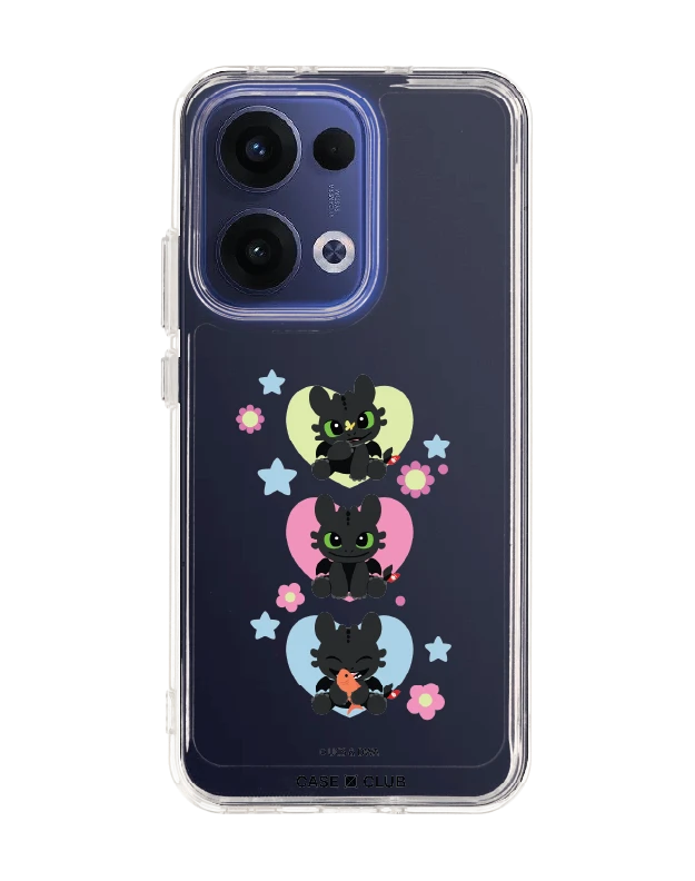 เคสใส oppo reno 13 httyd เขี้ยวกุดเรียงสาม