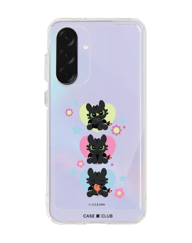 samsung galaxy a36 clear case httyd toothless trio