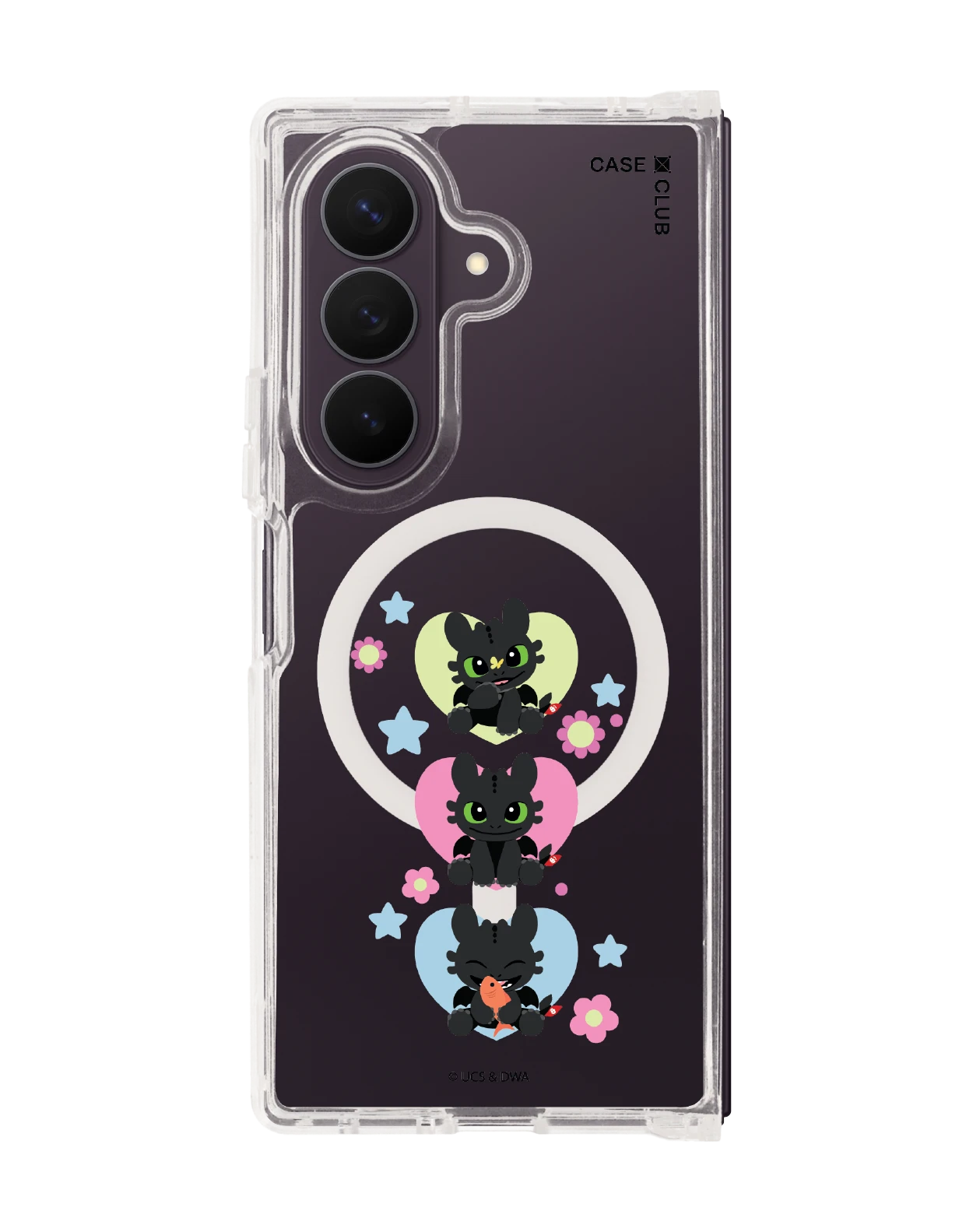 เคสใส samsung galaxy z fold 8 ultra magsafe httyd เขี้ยวกุดเรียงสาม