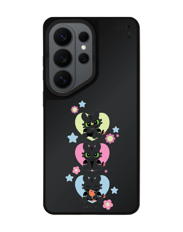samsung s26 ultra matte black mirror magsafe httyd toothless trio