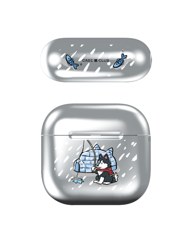 เคสกระจก airpods 4 เอสกิโมฮัสกี้