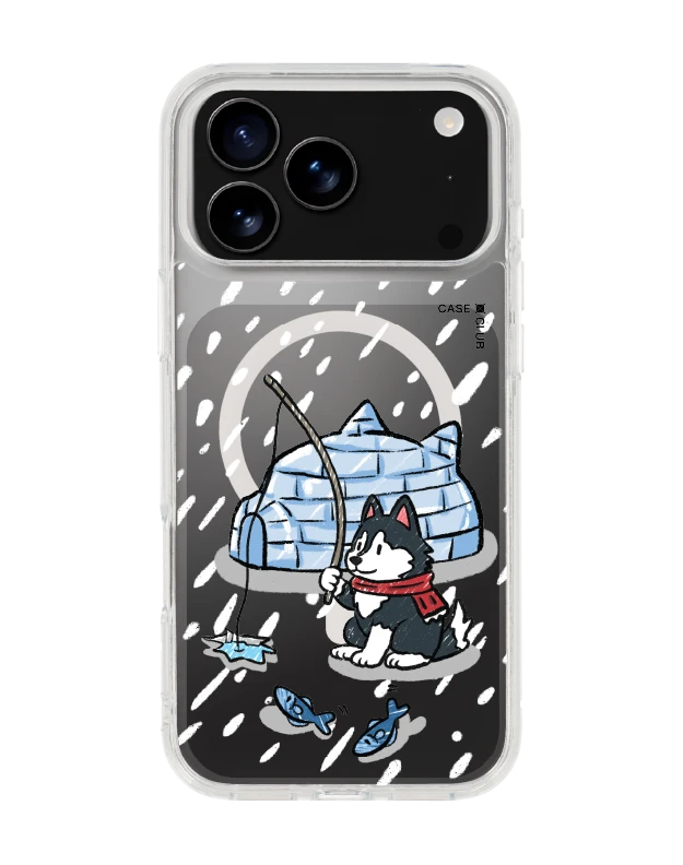 เคสใส iphone 17 pro max magsafe เอสกิโมฮัสกี้
