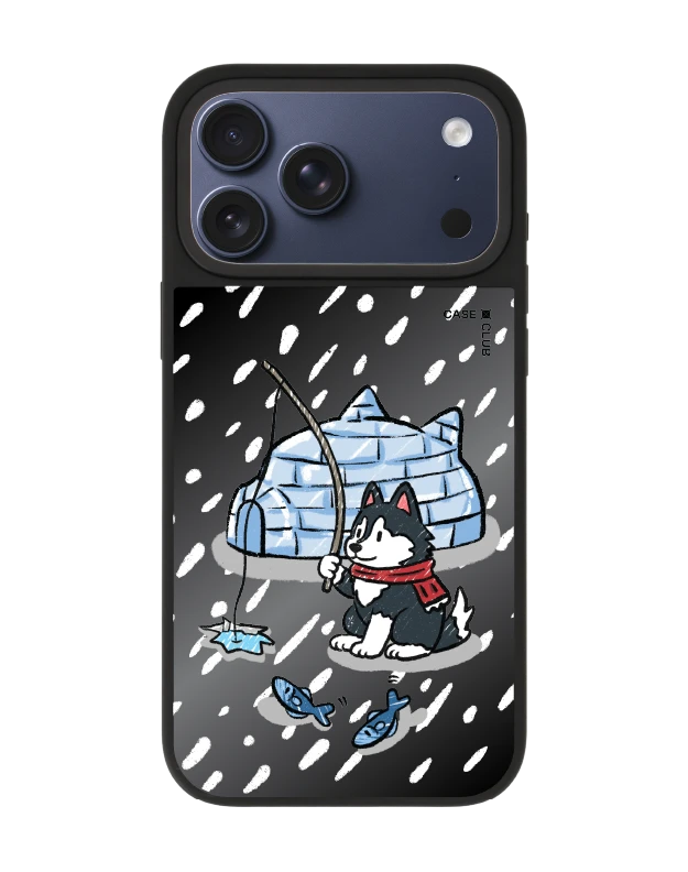 เคสกระจก iphone 17 pro max matte magsafe เอสกิโมฮัสกี้