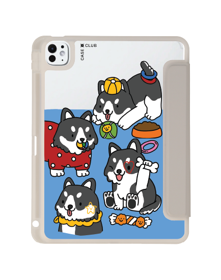 เคสใส iPad Pro 11 สีเทา Husky เพลย์ไทม์