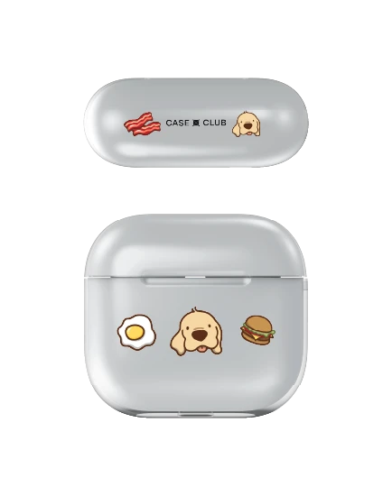 เคสใส airpods 4 huto breakfast