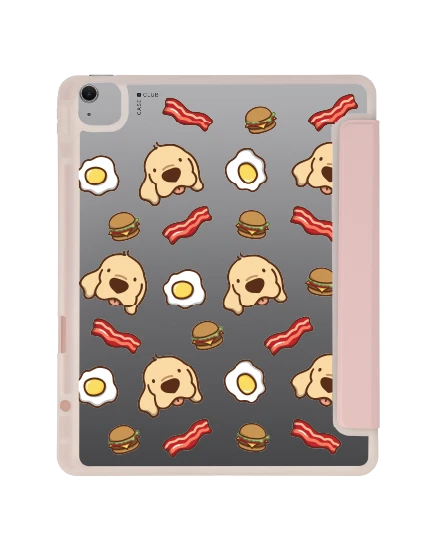 เคสใส ipad air6/7 13" 2025 (m2/m3) สีชมพู huto breakfast