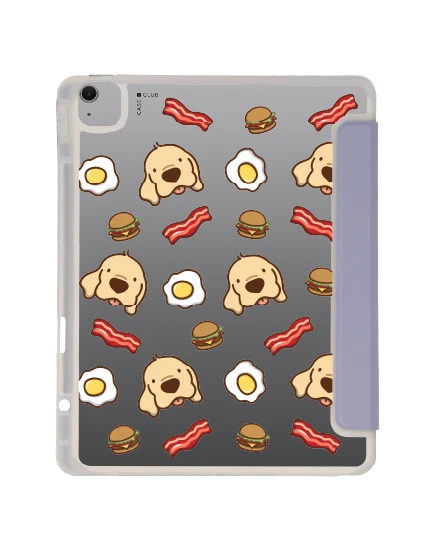 เคสใส ipad air6/7 13" 2025 (m2/m3) สีม่วง huto breakfast