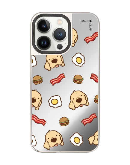 เคสกระจก iphone 14 pro max magsafe huto breakfast