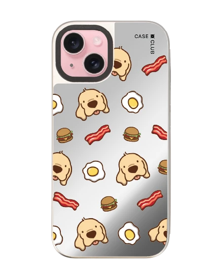 เคสกระจก iphone 15 magsafe huto breakfast
