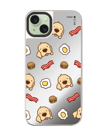เคสกระจก iphone 15 plus magsafe huto breakfast