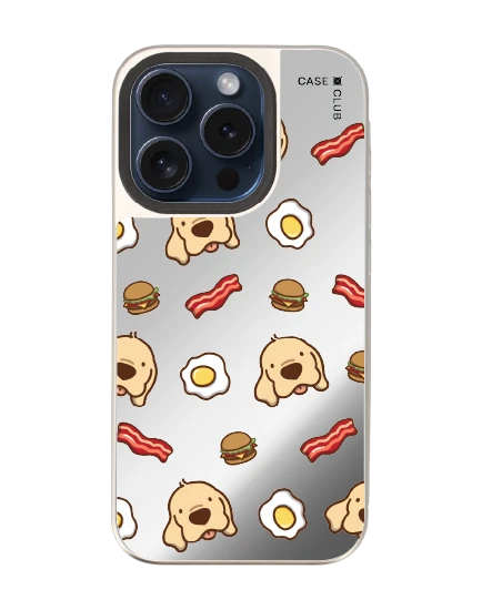 เคสกระจก iphone 15 pro magsafe huto breakfast