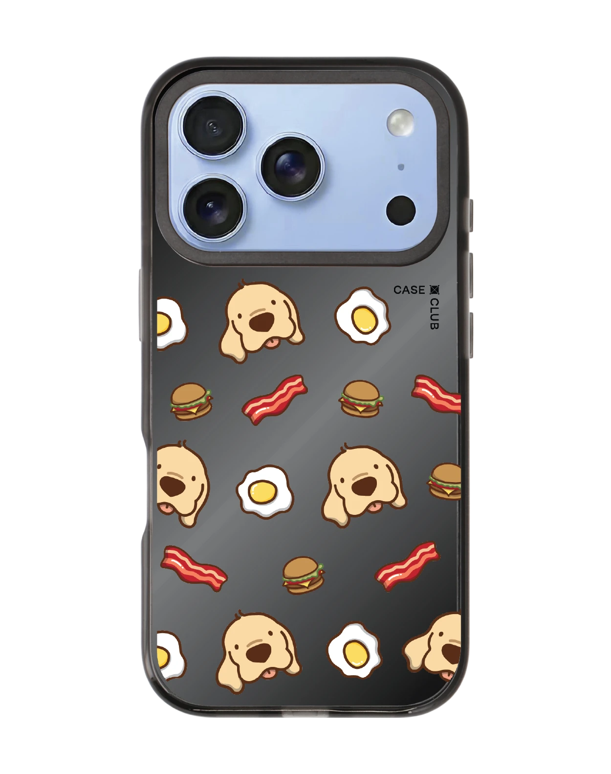 เคสกระจกดำ iphone 18 pro magsafe huto breakfast